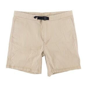 Bearded Goat Mens Small Boundless Canvas Shorts Tan Khaki Belted Gorpcore Hiking